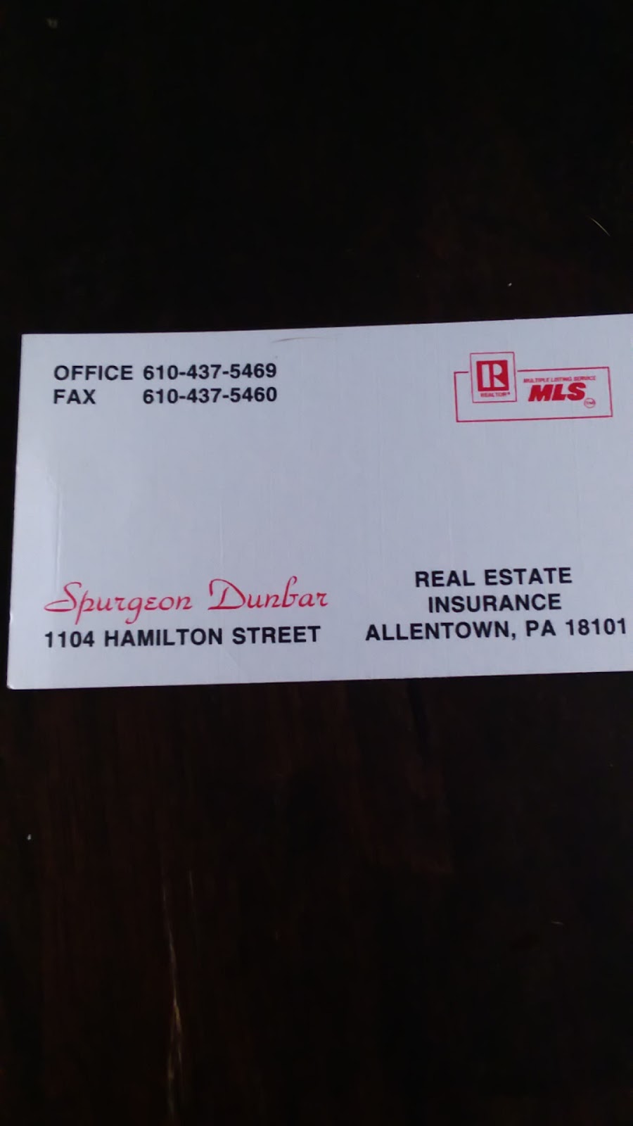 Spurgeon Dunbar Real Estate